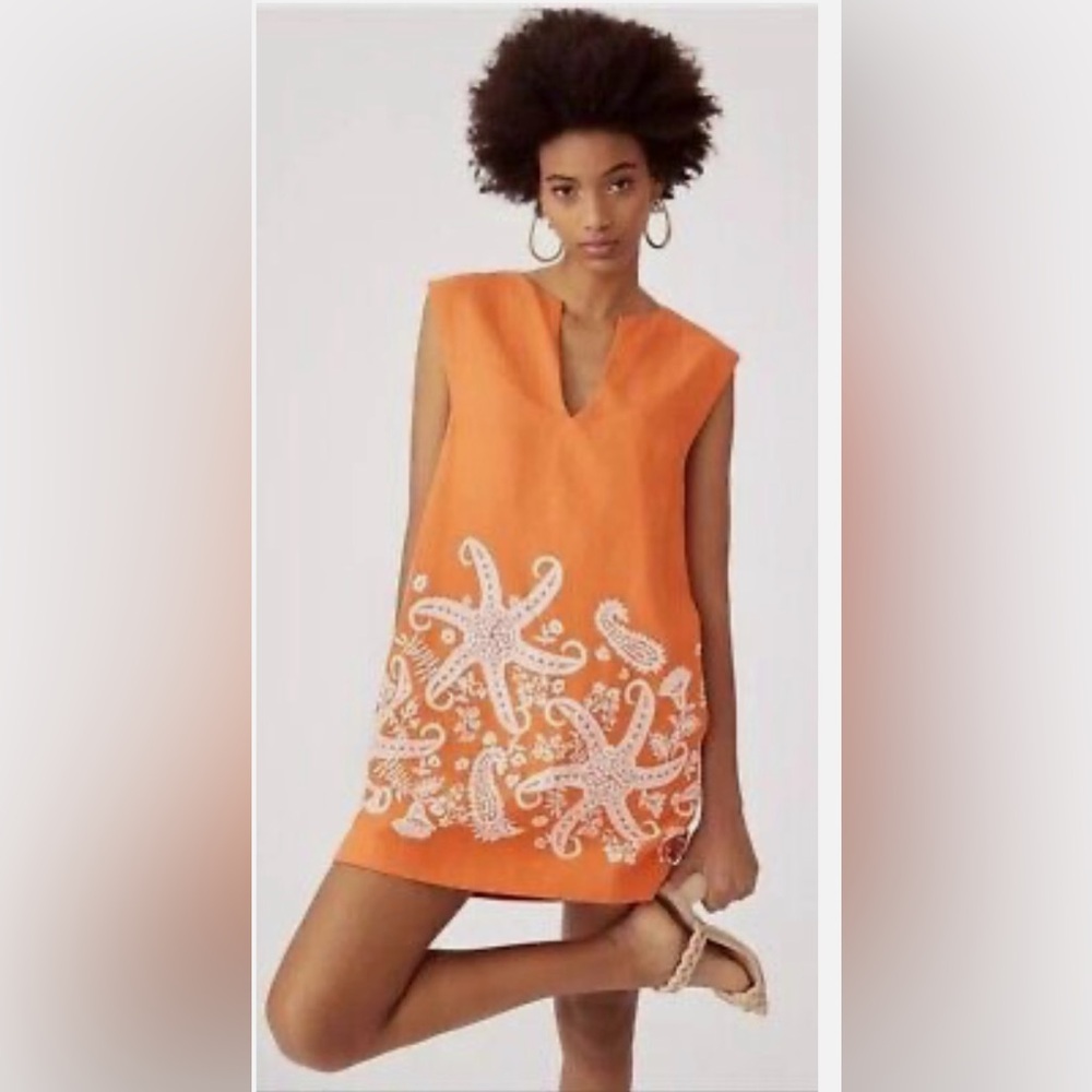 Maeve light orange dress
